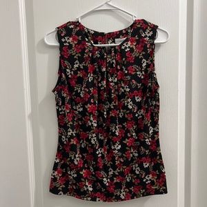 Calvin Klein Sleeveless Floral Top